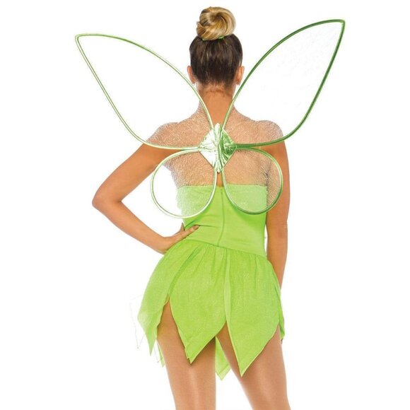 Pretty Pixie Costume, Shimmer Bodysuit with Glitter Petal Skirt - Picture 2 of 2